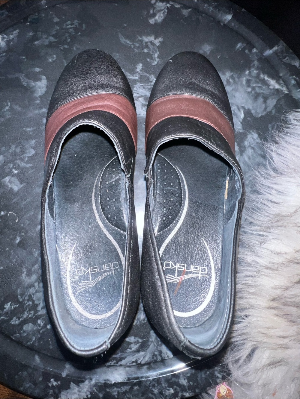 DANSKO Tenley Black Brown Professional Leather Clog - Picture 7 of 14